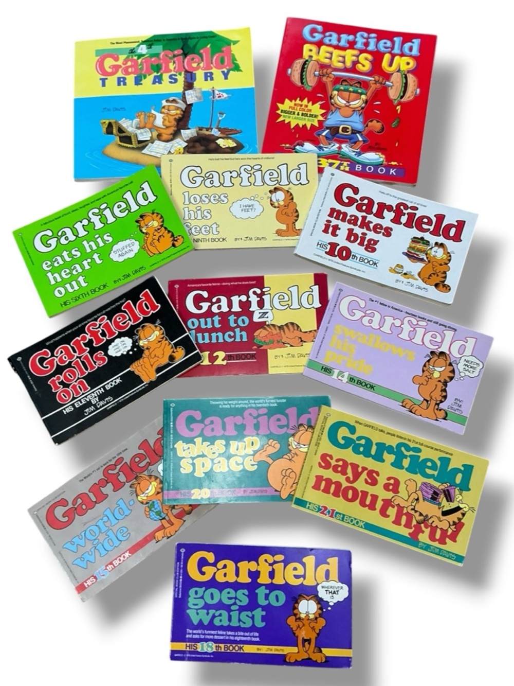 Vintage Garfield Book Collection